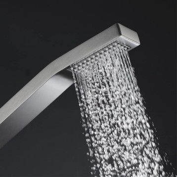 Handheld Shower Brass Shower Head with Handheld Wall Mounted Handheld Shower Head Gun Gray Handheld Showerhead with Stainless Steel Hose,Brass Base