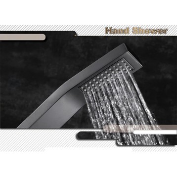 Shower Head High Pressure Combo Hand Shower Spray Adjustable Rainshower Showerhead B Set