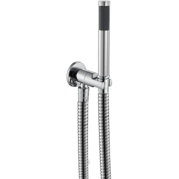 Handheld Shower Head Set Chrome Handheld Showerhead Set Brass Universal High Pressure Handheld Shower Sprayer with 1.5M 304 Stainless Steel Shower Hose,Type a